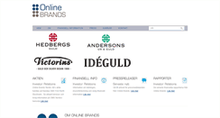 Desktop Screenshot of onlinebrands.se